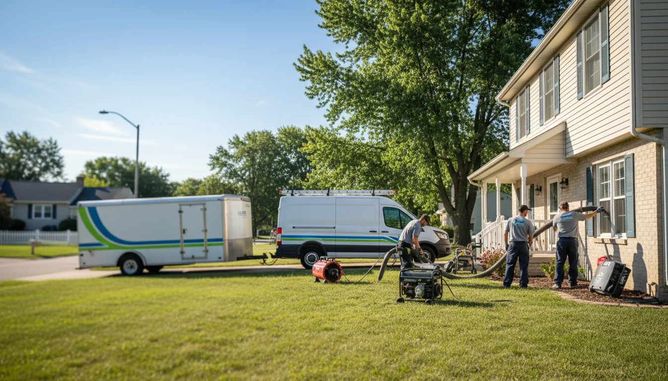 Flooded Basement Restoration And Cleanup With Repair in Glenwood, IA near me